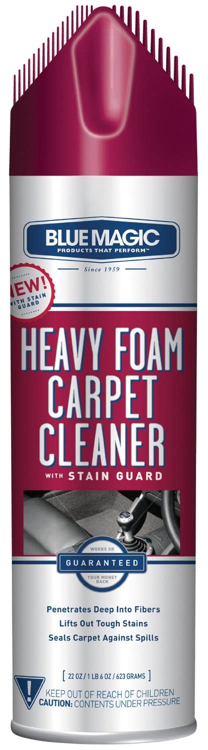 Eliminate Odors and Refresh Your Upholstery with Blue Magic Heavy Foam Cleaner